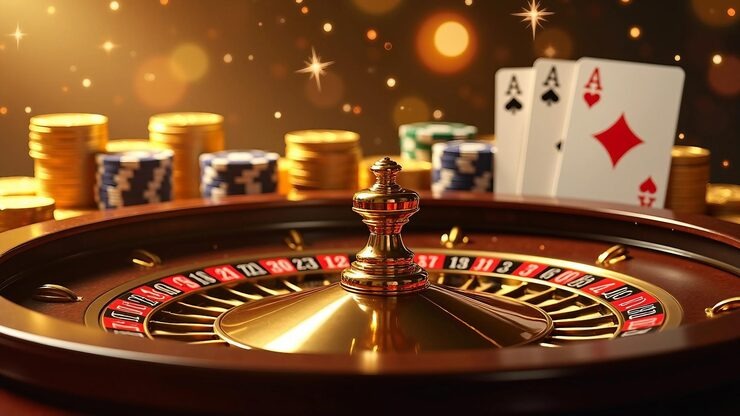 Mega Moolah jackpot wheel animation showing four prize tiers
